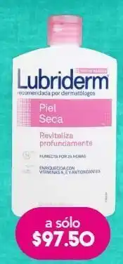 Farmacia San Pablo Lubriderm piel seca crema corporal oferta