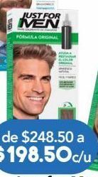 Farmacia San Pablo Just for men tintes para cabello castaño claro oferta