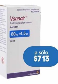 Farmacia San Pablo Vannair aerosol 120 aerosol inhalador oferta