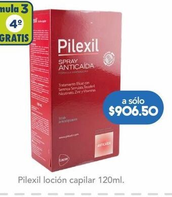 Farmacia San Pablo Pilexil loción capilar en spray anticaída oferta