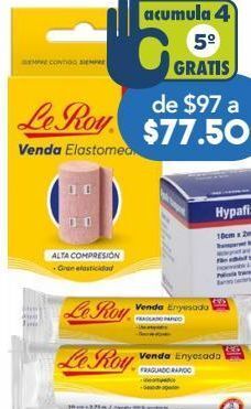 Farmacia San Pablo Le roy venda elástica elastom 10cm oferta