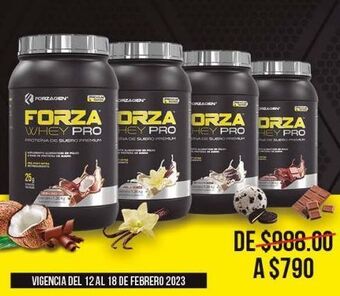 Farmacia San Pablo Forzagen whey pro sabor a galletas con crema proteína de suero premium oferta