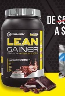 Farmacia San Pablo Forzagen lean gainer suplemento alimenticio en polvo sabor chocolate oferta