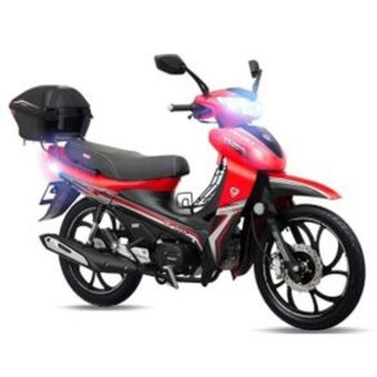 El Bodegón Motocicleta de trabajo semi x3 veloci rojo argent 125cc 2023 oferta
