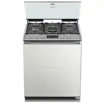 Estufa whirlpool de gas side door de piso 30 (in) 5 quemadores gris