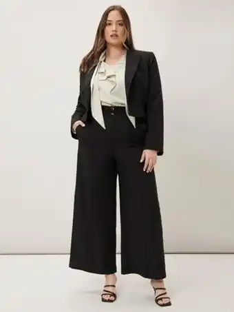 SHEIN Motf premium blazer de lana con parte delantera abierta oferta
