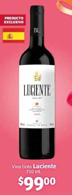 Soriana Mercado Vino Tinto Luciente 750ml oferta