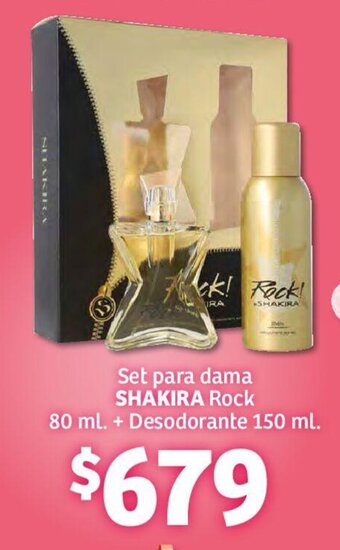 Set para Dama Shakira Rock 80ml + Desodorante 150ml