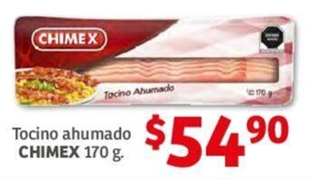 Soriana Mercado Tocino Ahumado CHIMEX 170g oferta