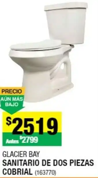 The Home Depot Glacier Bay Sanitario de Dos Piezas Cobrial oferta