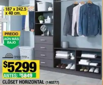 The Home Depot Clóset Horizontal oferta