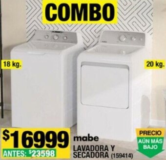 The Home Depot Mabe Lavadora y Secadora oferta