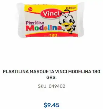 Plastilina Marqueta Vinci Modelina 180g