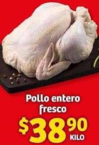 Soriana Híper Pollo Entero Fresco oferta