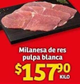 Soriana Híper Milanesa de Res Pulpa Blanca oferta