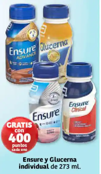 Ensure y Glucerna Individual de 273ml