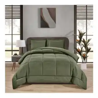 Sam's Club Set de edredón member's mark matrimonial/queen verde 3 pzas oferta