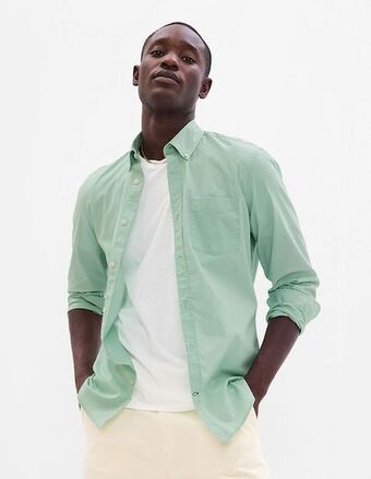 GAP Camisa casual manga larga para hombre oferta