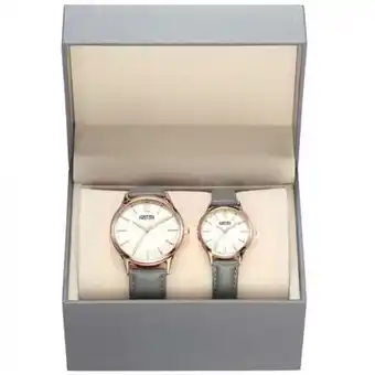 Sears Set de 2 relojes para mujer y para hombre marca fukka modelo elo fbsc02 oferta