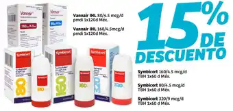 Vannair IHL 80/4,5mcg/d pmdi 1x120d Méx