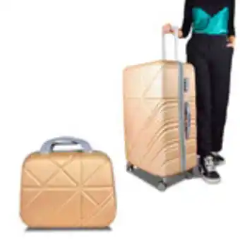 Waldos Set maleta pearl grande 75cm + maleta de mano 29cm gratis! oferta