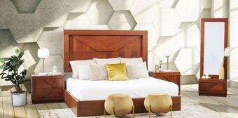 Muebles Dico Recámara king size / matrimonial cartagena tzalam 4 piezas oferta