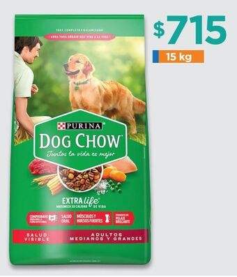 Chedraui Dog chow 15kg oferta