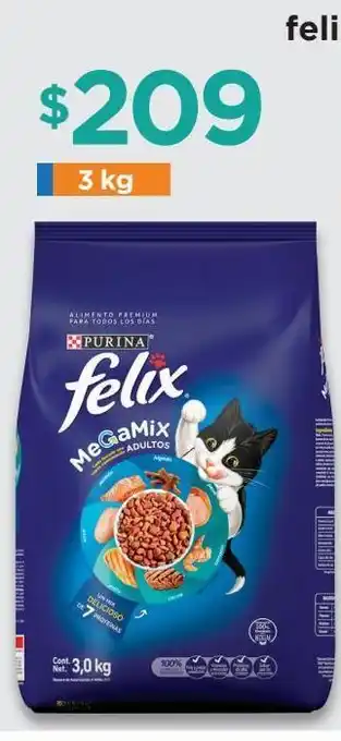 Chedraui Alimento para gatos felix 3kg oferta