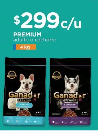 Alimento para perros ganador premium adulto o cachorro 4kg