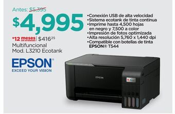 Chedraui Impresora multifunción epson oferta