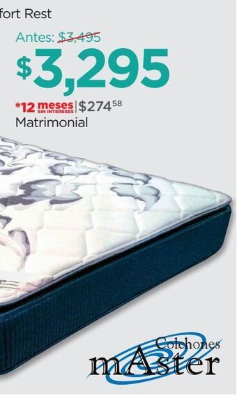 Chedraui Colchón matrimonial oferta