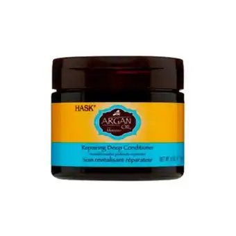 Acondicionador profundo con aceite de argán fortalece y restaura, hask 170 g