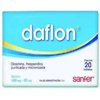 Farmacias San Isidro y San Borja Daflon 500mg grag c/20 oferta