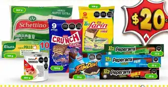 Bodega Aurrerá Chocolates nestlé crunch crisp mini 108g oferta