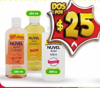 Talco bebé nuvel 200g