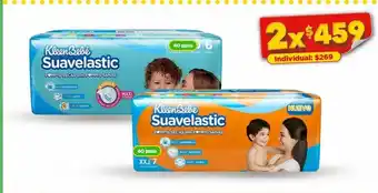 Bodega Aurrerá Pañales suavelastic kleenbebé extra jumbo et 6 y xxj et 7 x 2 oferta