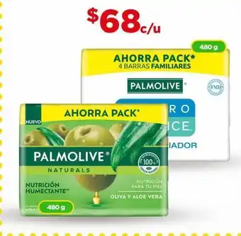 Jabón palmolive o neutro balance ahorra pack 4 barras 480g