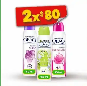 Bodega Aurrerá Desodorante obao 150ml varias fragancias x 2 oferta