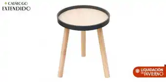 Casa de las Lomas Mesa lateral fan madera gris oferta