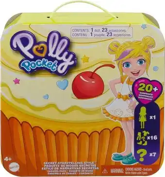 Juguetrón Mattel polly pocket paquete de modas sorpresa con accesorios cupcake gvy52 oferta