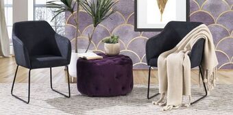 Muebles Dico Sillón ocasional naia negro oferta