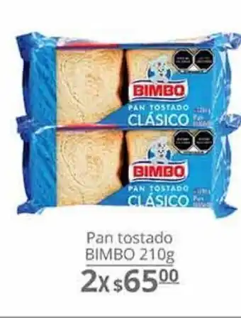 Pan tostado bimbo 210g