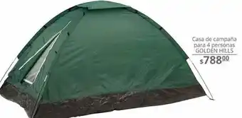 La Comer Casa de campaña para 4 personas golden hills oferta