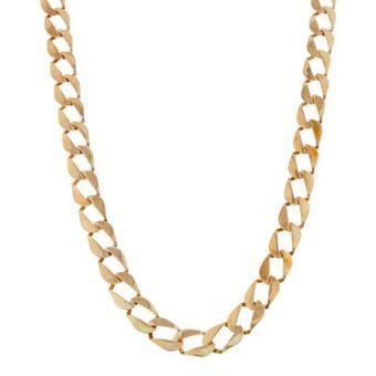 Nacional Monte de Piedad Gargantilla eslabón encontrado en oro amarillo 14 kilates. oferta