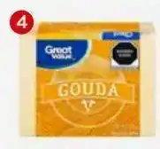 Walmart Queso gouda great value 485g oferta