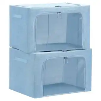 Sam's Club Caja plegable member's mark azul 2 pzas oferta