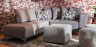 Sala modular izquierda hills gris