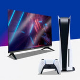 Waldos 10% off en paquete ¡pantalla smart tv 32 + sony playstation 5 825 gb! oferta