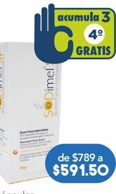 Farmacia San Pablo Sodimel antiedad sp suero facial 30 g crema envase oferta