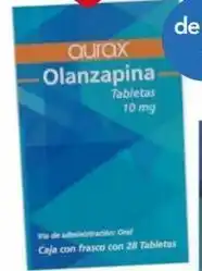 Olanzapina 10 mg aurax 28 tabletas frasco